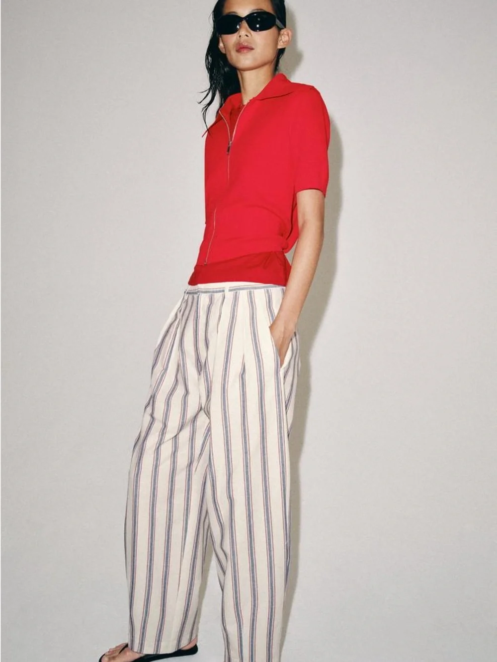 NWT ZW COLLECTION STRIPED BALLOON PANT Size M